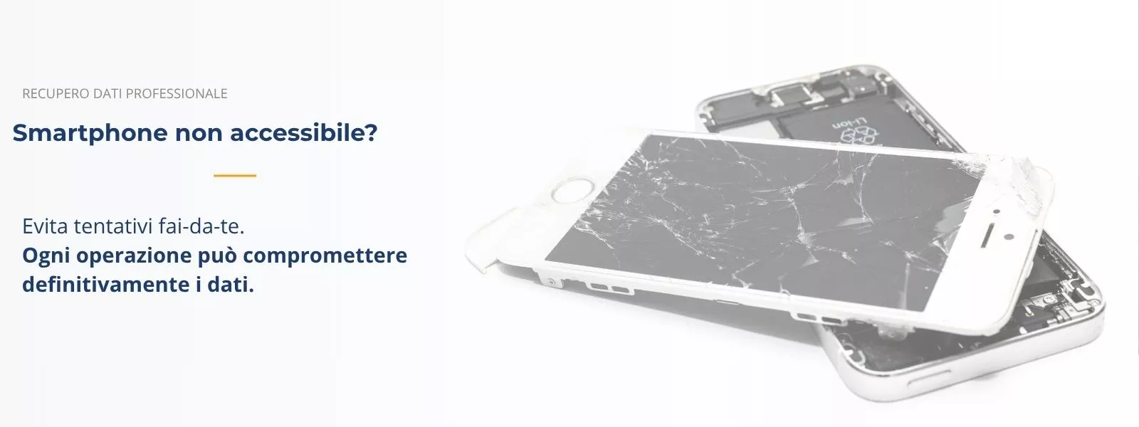 recupero dati da smartphone danneggiato con schermo rotto o non accessibile